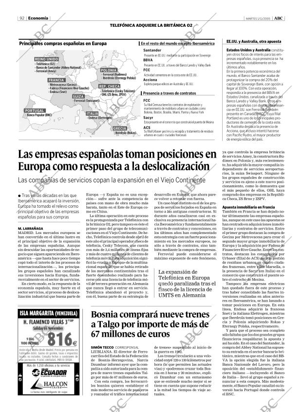 ABC MADRID 01-11-2005 página 92