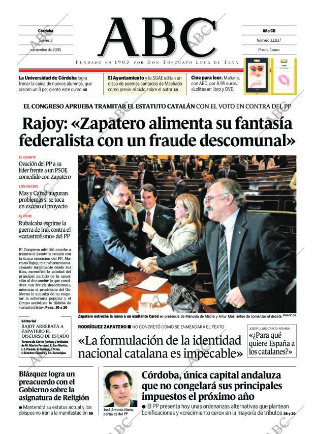 ABC CORDOBA 03-11-2005 página 1