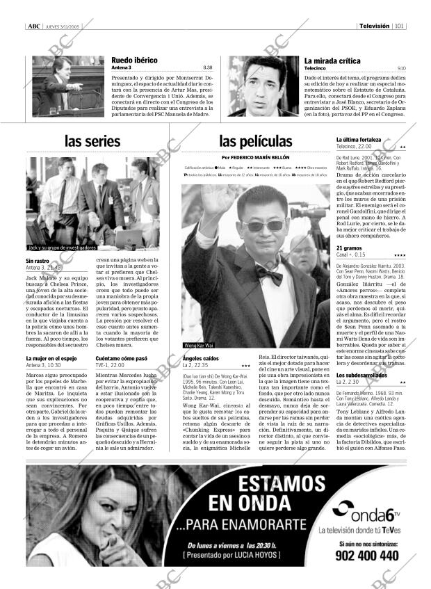 ABC MADRID 03-11-2005 página 101