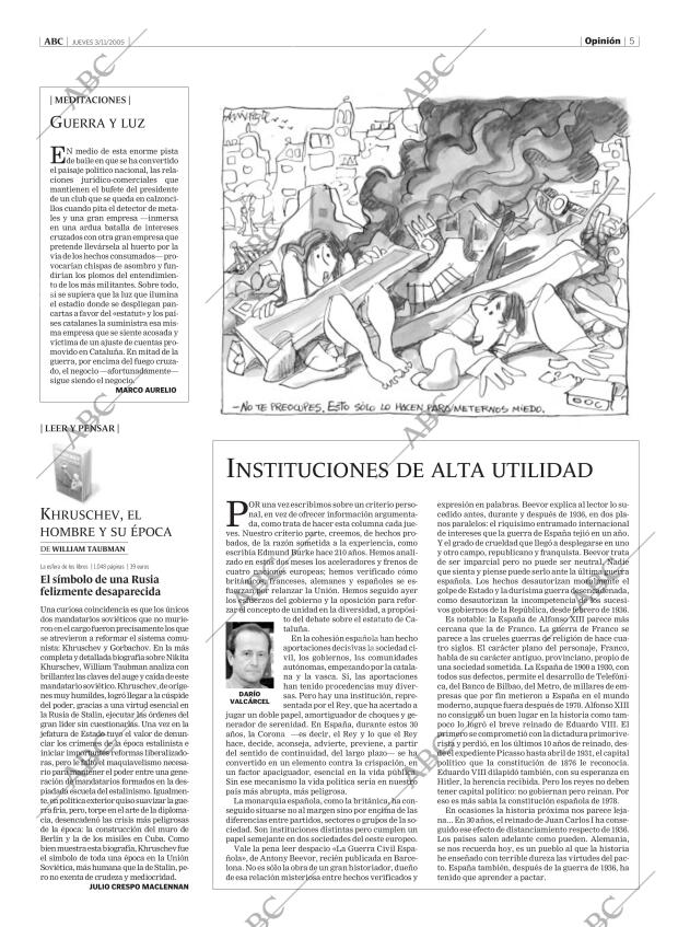 ABC MADRID 03-11-2005 página 5