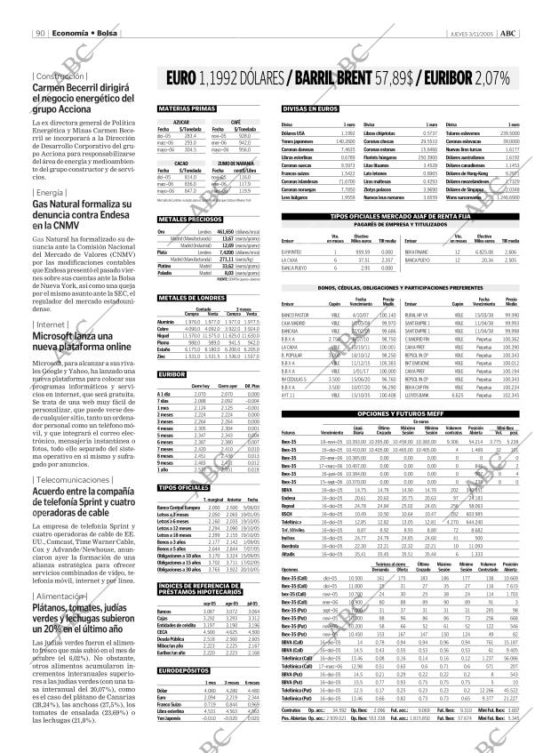 ABC MADRID 03-11-2005 página 90