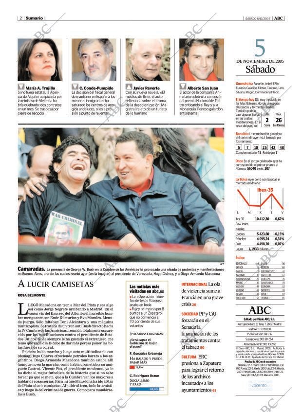 ABC MADRID 05-11-2005 página 2
