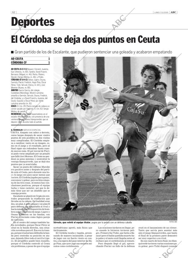 ABC CORDOBA 07-11-2005 página 62