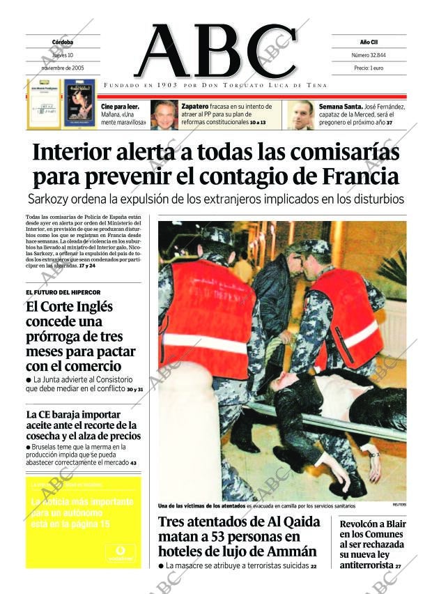 ABC CORDOBA 10-11-2005 página 1