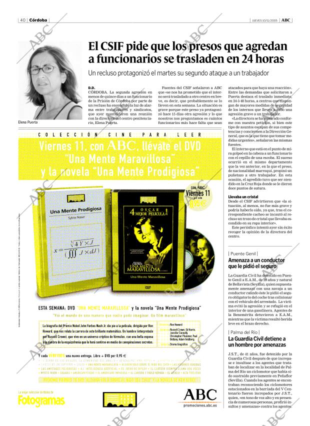ABC CORDOBA 10-11-2005 página 40
