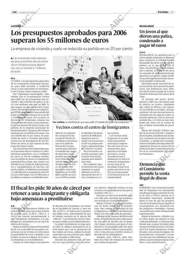 ABC CORDOBA 10-11-2005 página 41