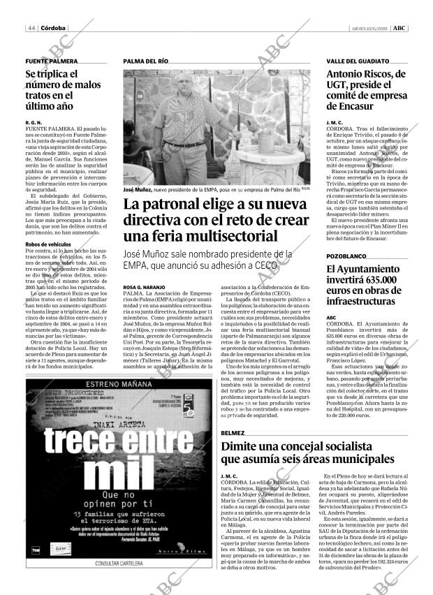 ABC CORDOBA 10-11-2005 página 44