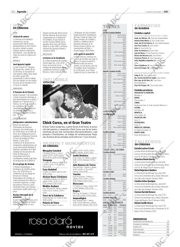 ABC CORDOBA 10-11-2005 página 50