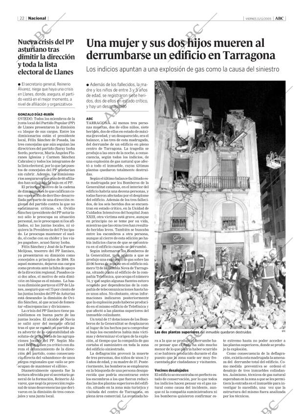 ABC MADRID 11-11-2005 página 22