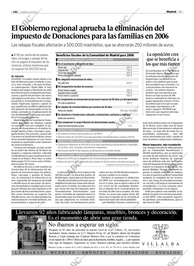 ABC MADRID 11-11-2005 página 39