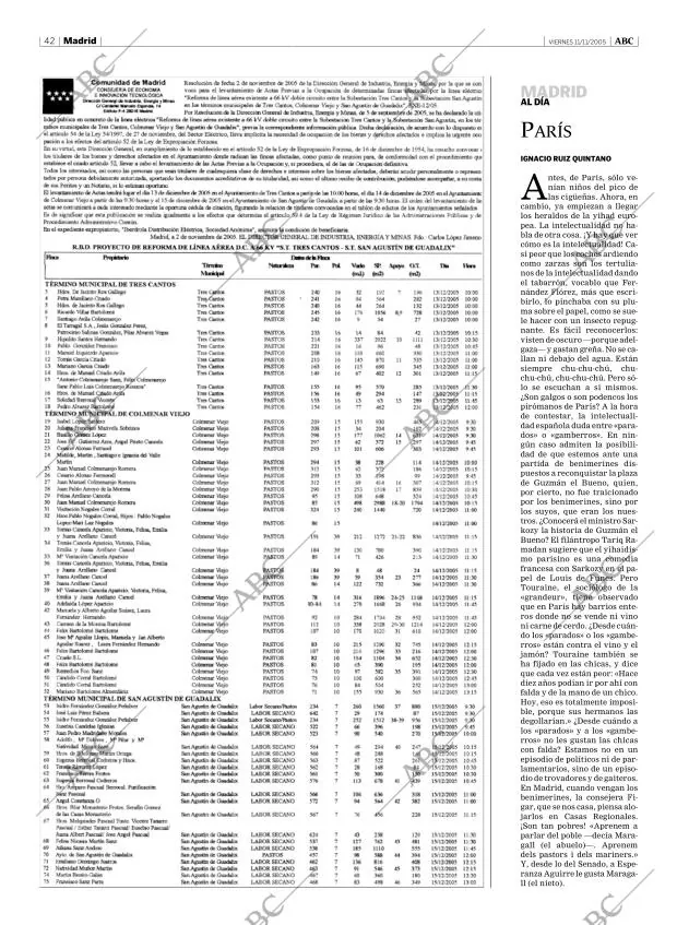 ABC MADRID 11-11-2005 página 42