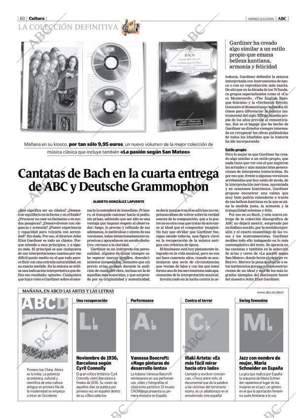 ABC MADRID 11-11-2005 página 60