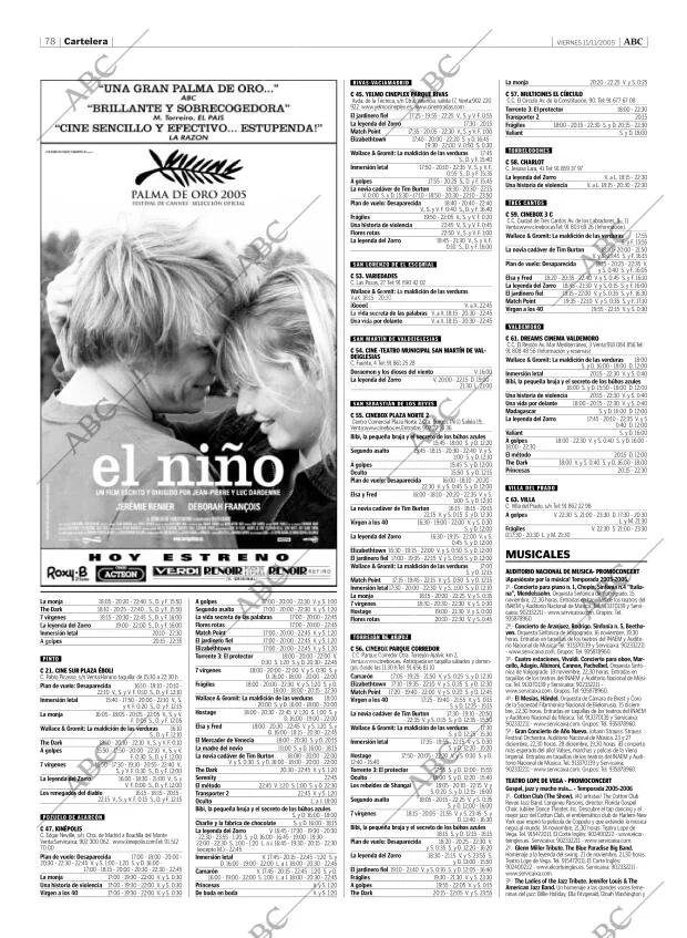 ABC MADRID 11-11-2005 página 78