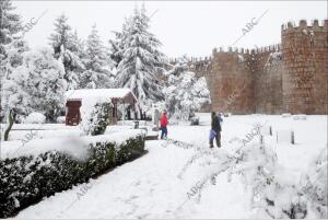 nieve en Ávila