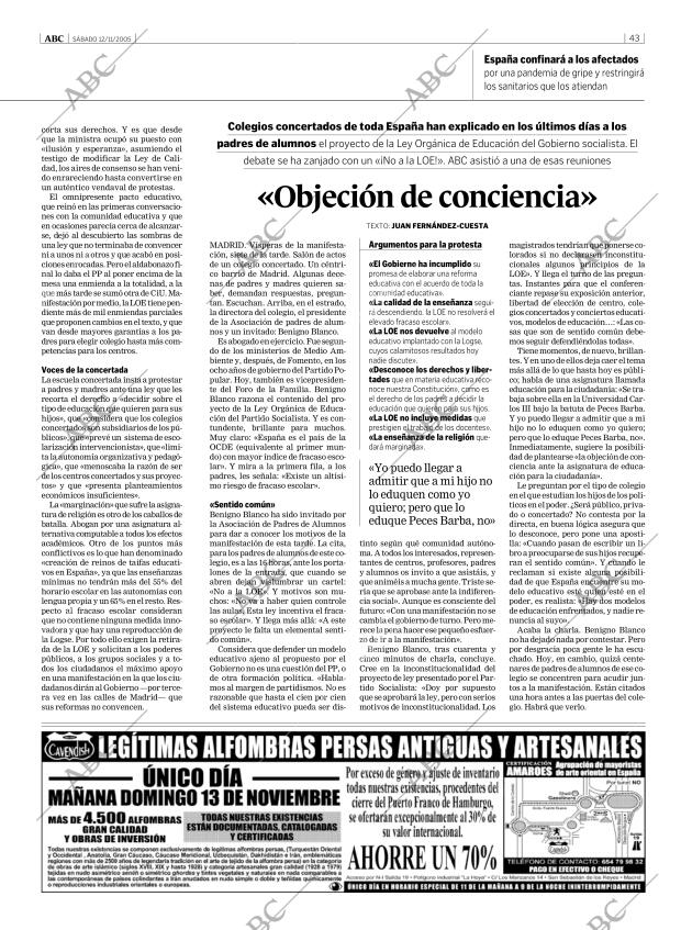 ABC MADRID 12-11-2005 página 43