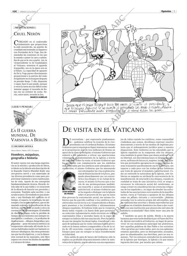 ABC MADRID 12-11-2005 página 5
