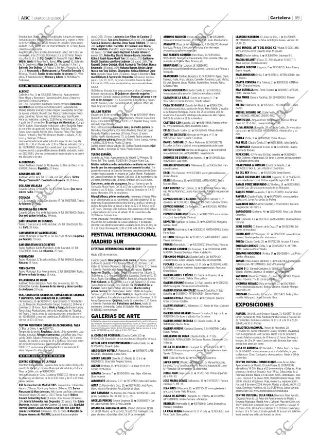 ABC MADRID 12-11-2005 página 69