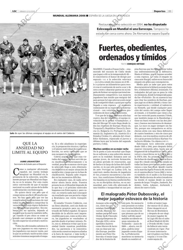 ABC MADRID 12-11-2005 página 89
