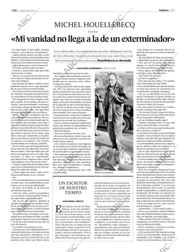 ABC MADRID 14-11-2005 página 59