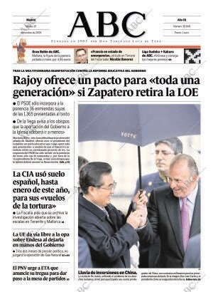ABC MADRID 15-11-2005 página 1