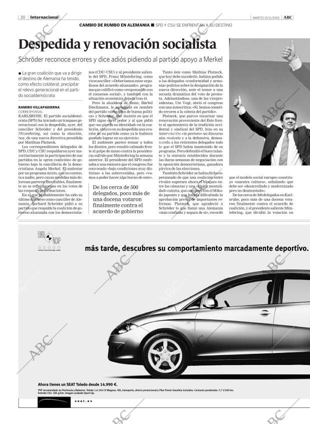 ABC MADRID 15-11-2005 página 30