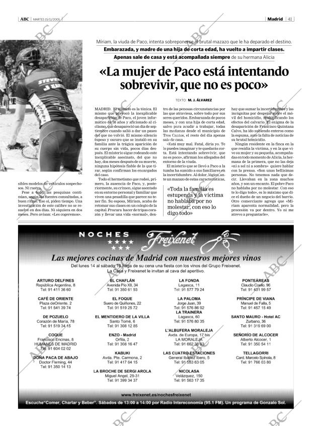 ABC MADRID 15-11-2005 página 41