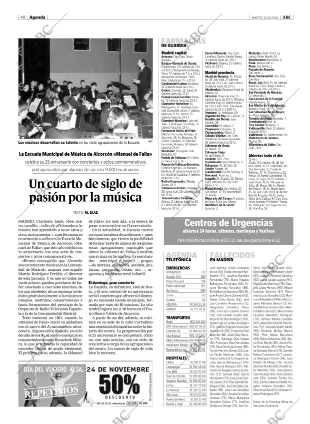ABC MADRID 15-11-2005 página 48