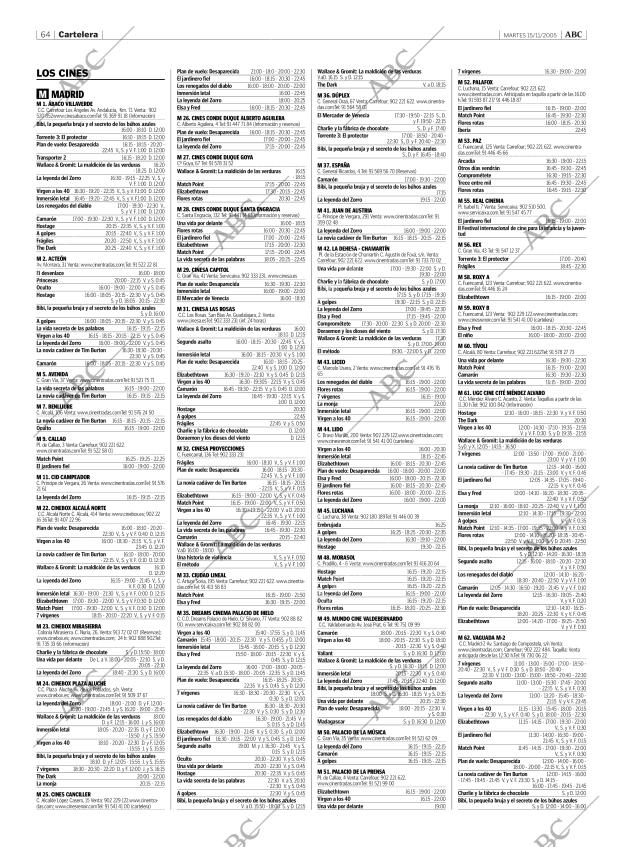 ABC MADRID 15-11-2005 página 64