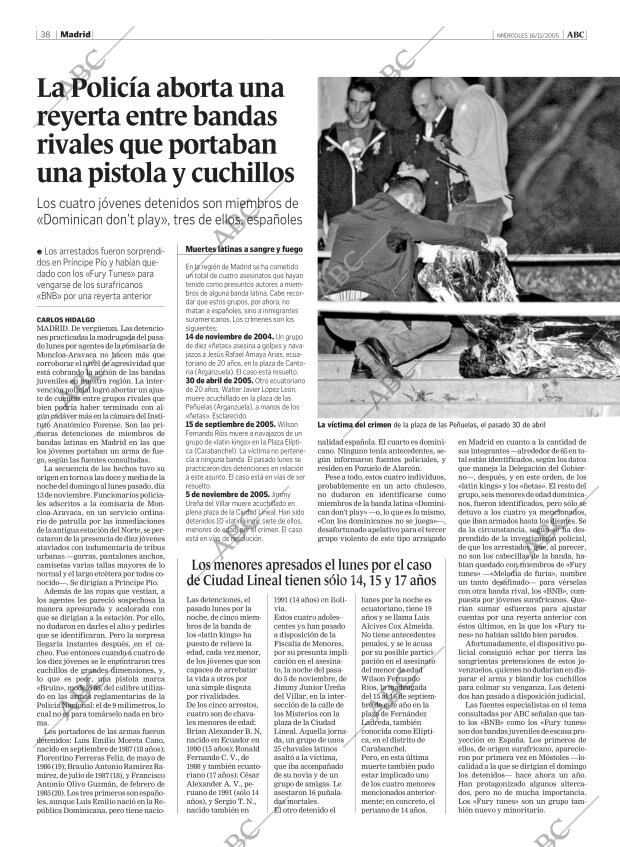 ABC MADRID 16-11-2005 página 38