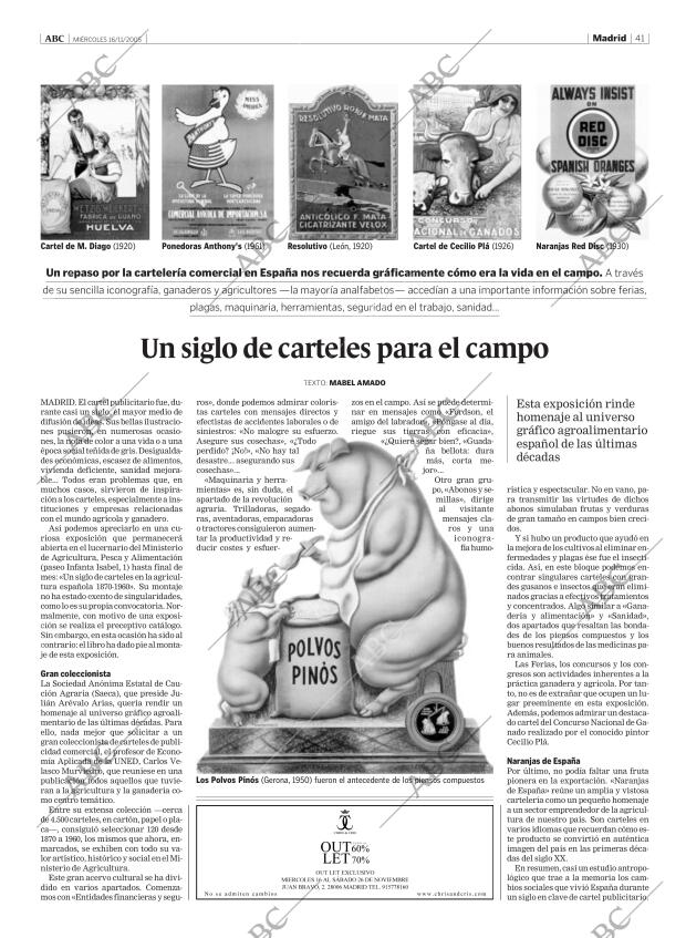 ABC MADRID 16-11-2005 página 41
