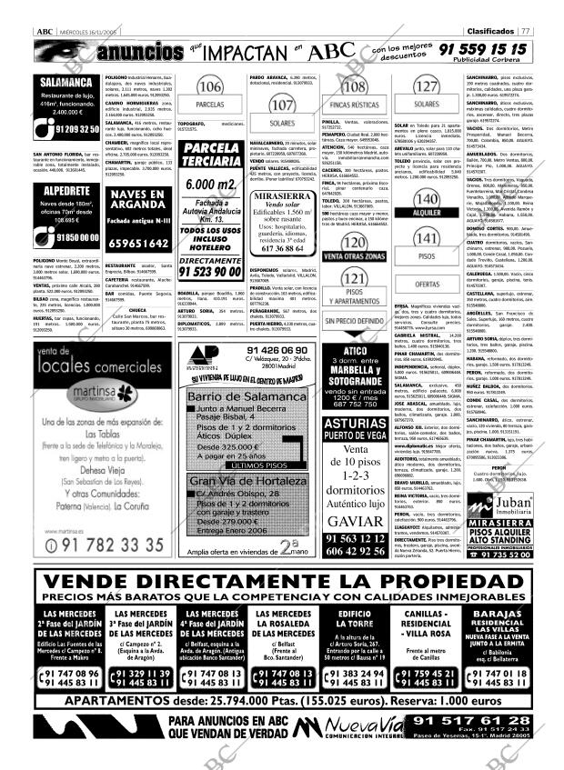 ABC MADRID 16-11-2005 página 77