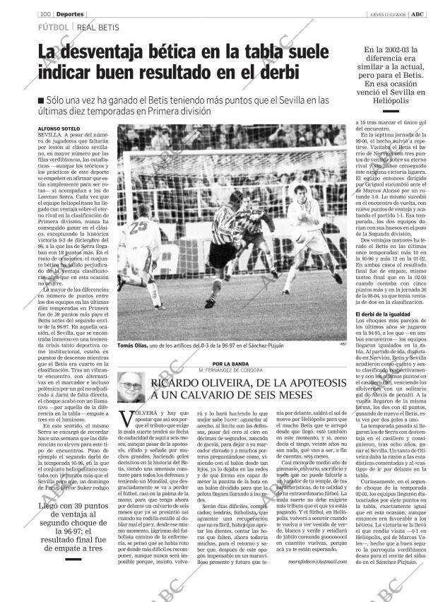 ABC SEVILLA 17-11-2005 página 100