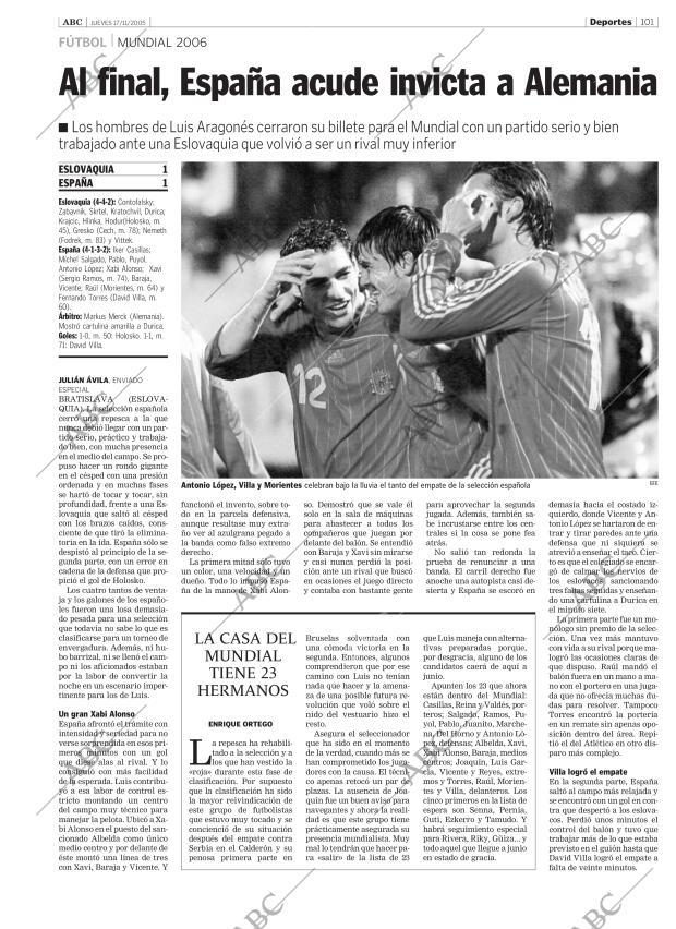 ABC SEVILLA 17-11-2005 página 101