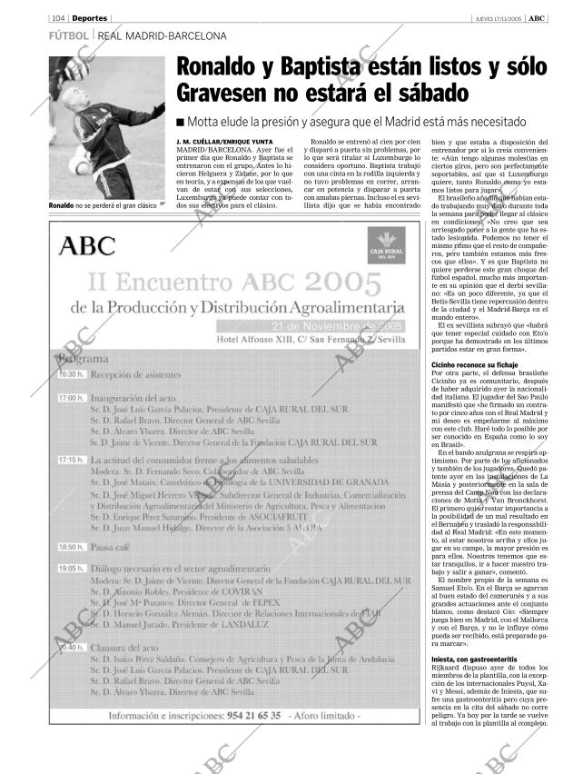 ABC SEVILLA 17-11-2005 página 104