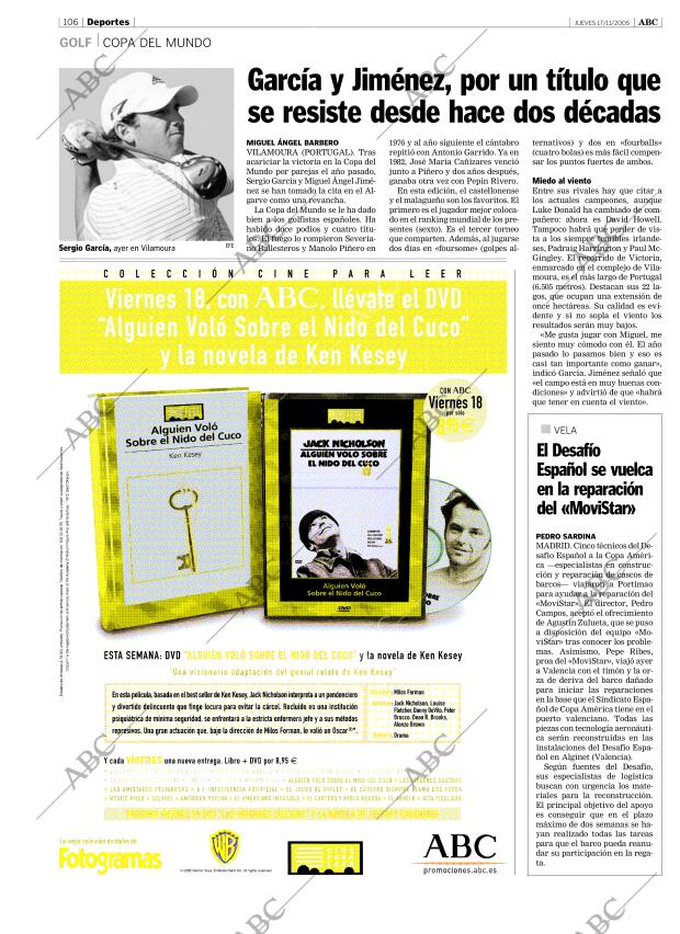 ABC SEVILLA 17-11-2005 página 106