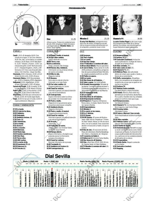 ABC SEVILLA 17-11-2005 página 114