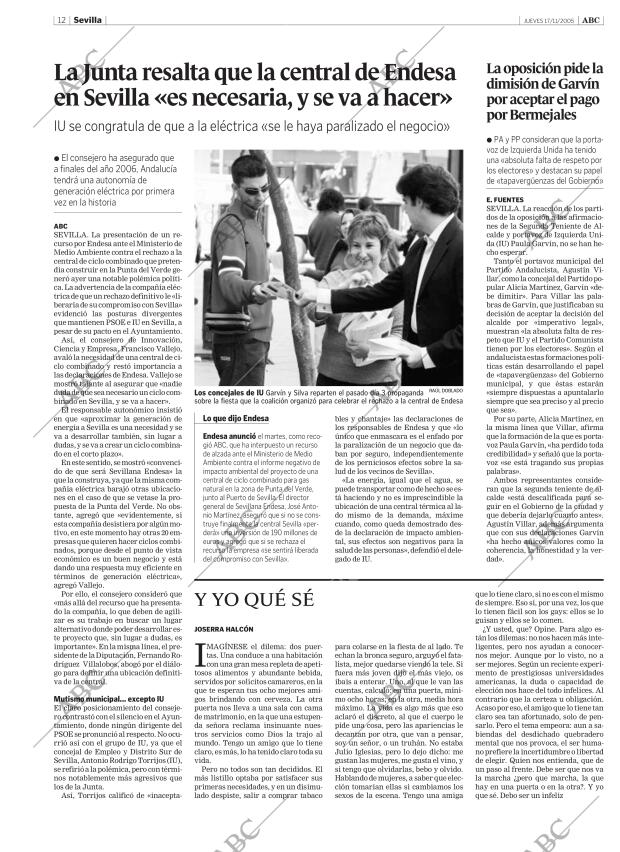 ABC SEVILLA 17-11-2005 página 12