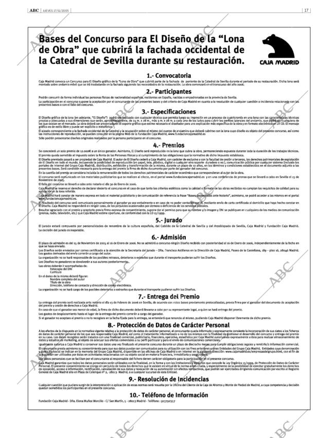 ABC SEVILLA 17-11-2005 página 17