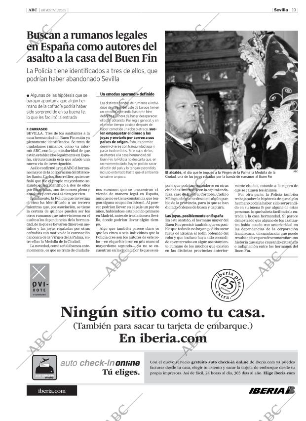 ABC SEVILLA 17-11-2005 página 19