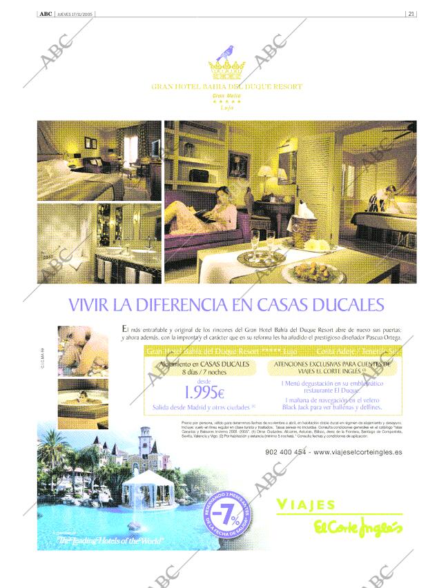 ABC SEVILLA 17-11-2005 página 21