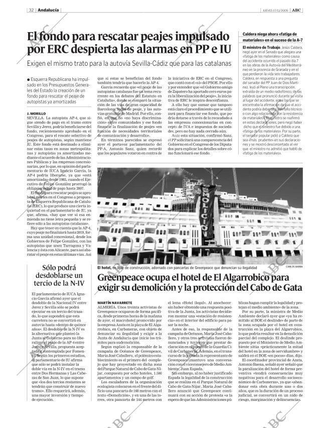 ABC SEVILLA 17-11-2005 página 32