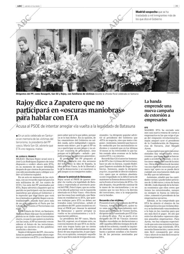 ABC SEVILLA 17-11-2005 página 39