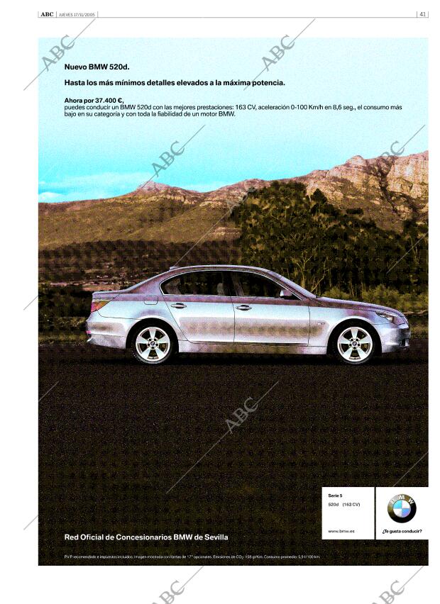 ABC SEVILLA 17-11-2005 página 41