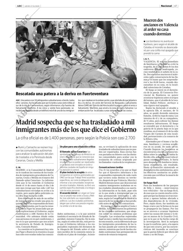 ABC SEVILLA 17-11-2005 página 47