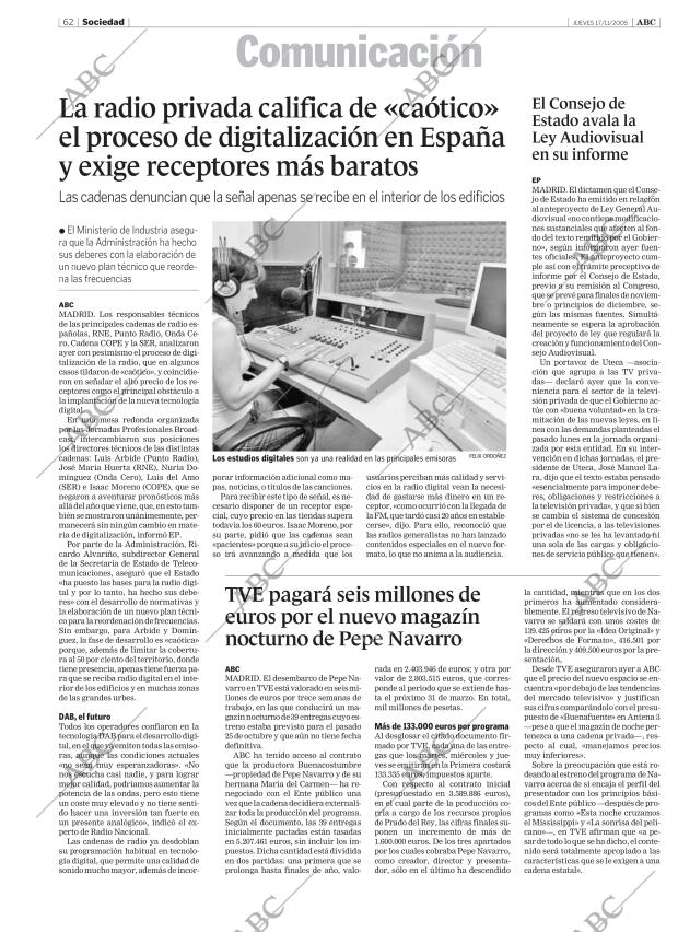 ABC SEVILLA 17-11-2005 página 62