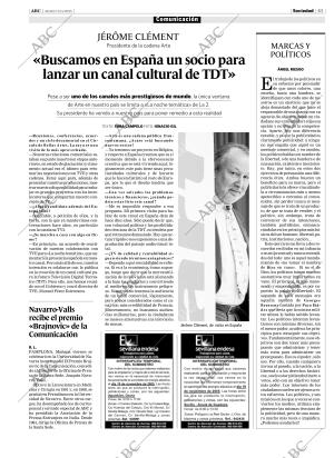 ABC SEVILLA 17-11-2005 página 63