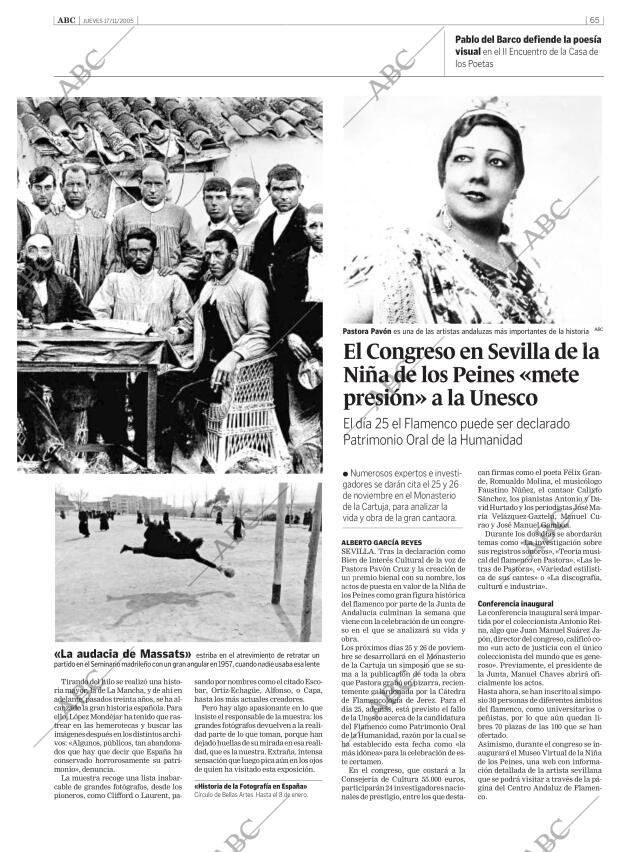 ABC SEVILLA 17-11-2005 página 65