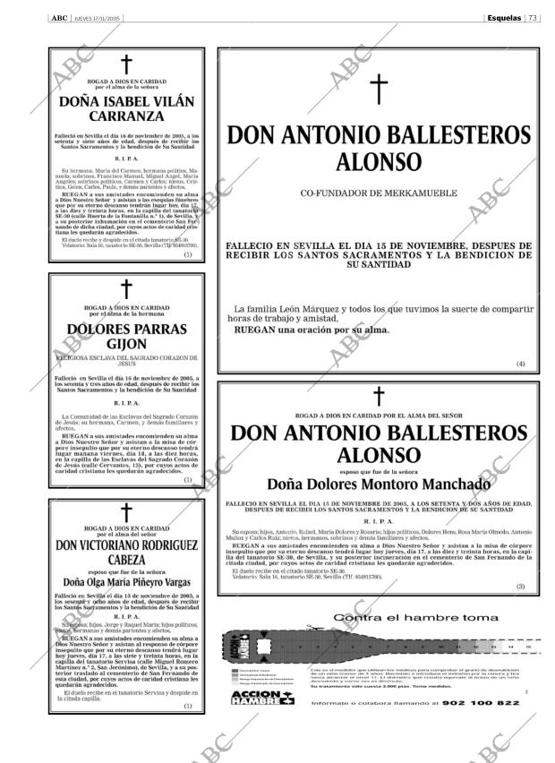 ABC SEVILLA 17-11-2005 página 73