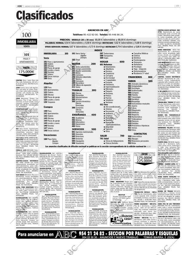 ABC SEVILLA 17-11-2005 página 77