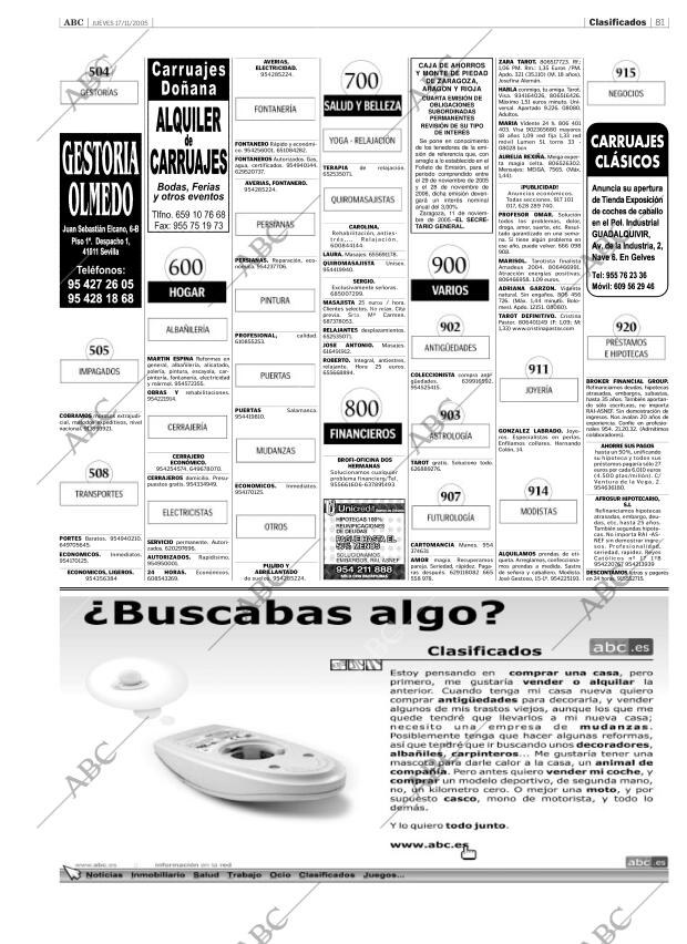 ABC SEVILLA 17-11-2005 página 81